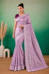 Afs Rutvi Silk Akira Cotton Thread Embroidery Saree